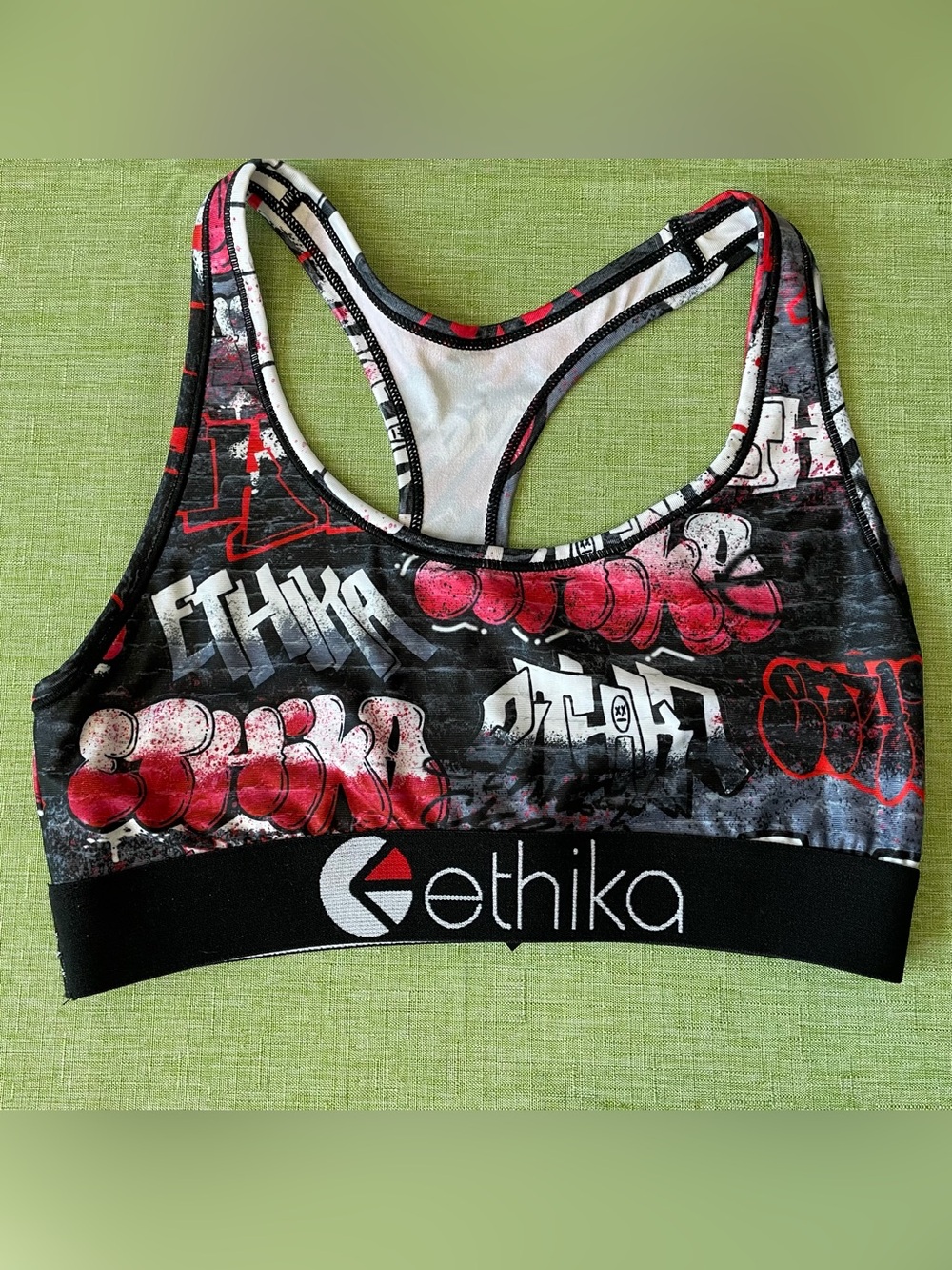 Ethika Graffiti Print Women’s Sports Bra S